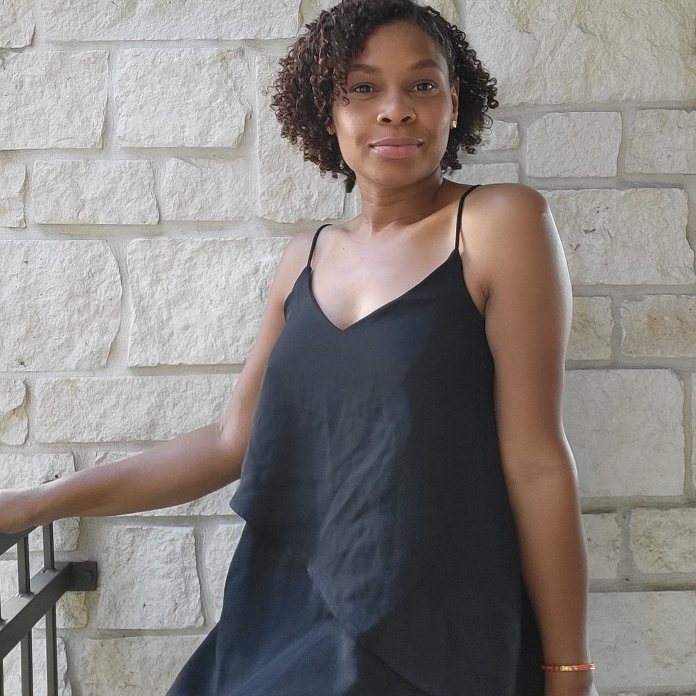 NOM Maternity Asymmetric Layered Dress